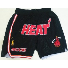 NBA Miami Heat Miesten Tasku Shortsit Musta Swingman